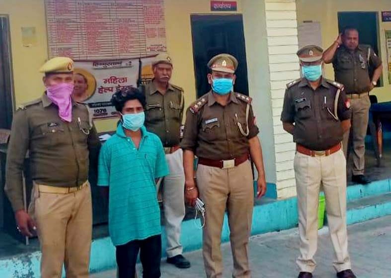 The accused accused of rape was arrested
