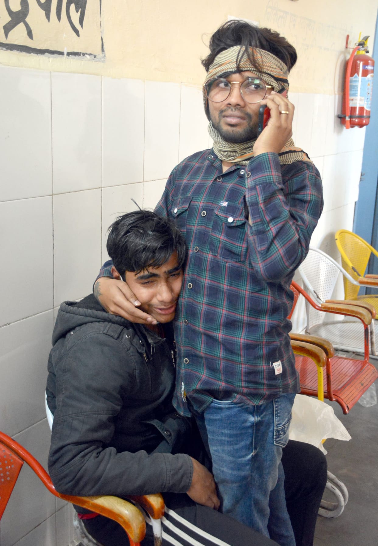 road accident... people losses his family member