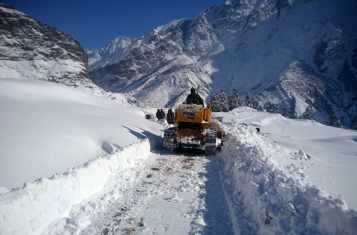 Road Making By BRO in Milam or Lipulekh