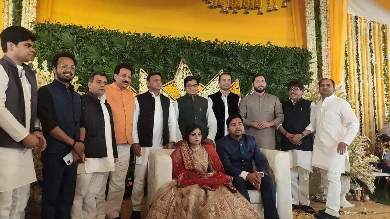 Mulayam Singh's granddaughter's full ring in ring ceremony