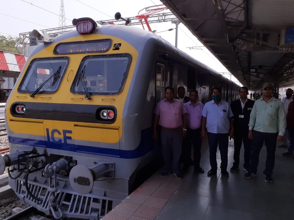 DMU passenger train started operating, got relief