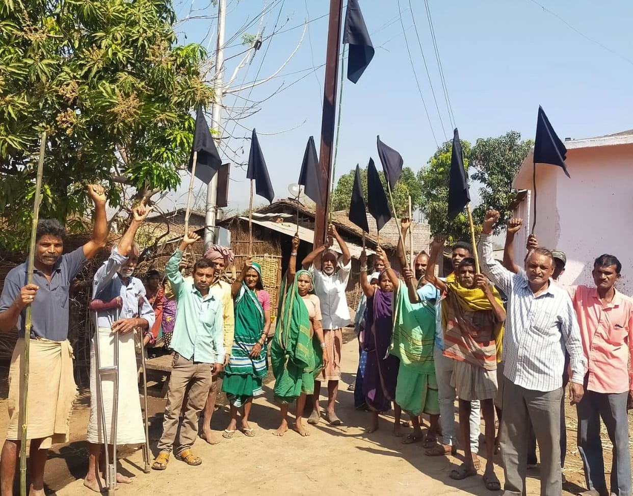 farmer protested black day