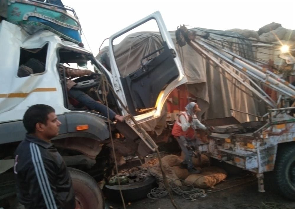Eight injured including six pilgrims in accidents