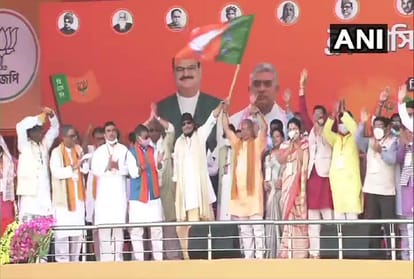 West Bengal assembly elections Mithun Chakraborty BJPs answer to outsider allegations by Trinamool Congress