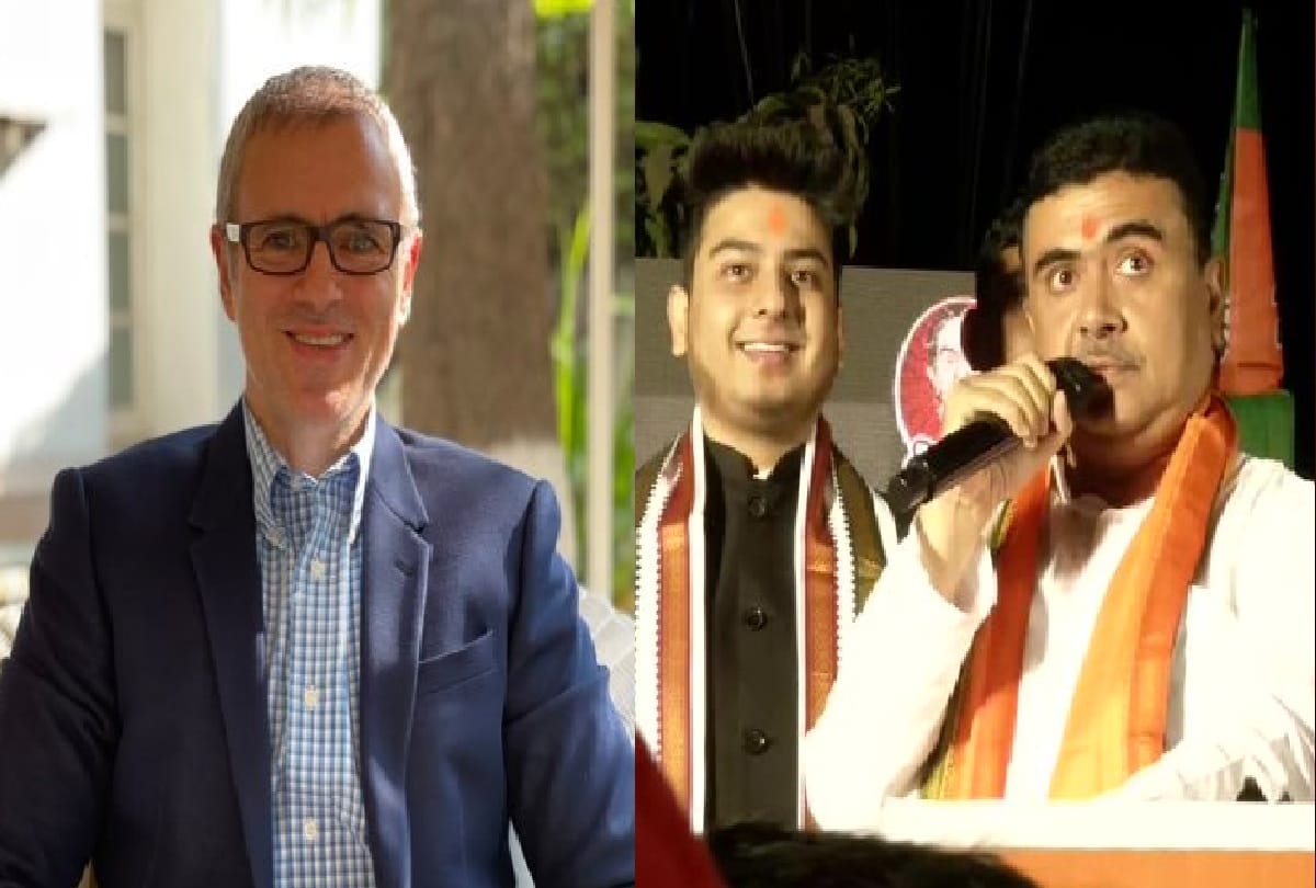 omar abdullah target suvendu adhikari statement west bengal election