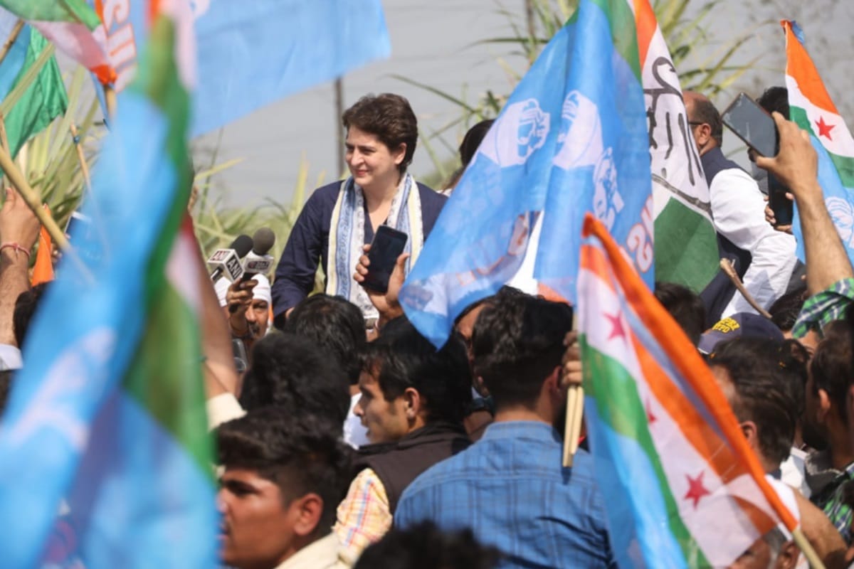 Priyanka Gandhi attending Constant Kisan Mahapanchayat, increased trouble for BJP in West UP