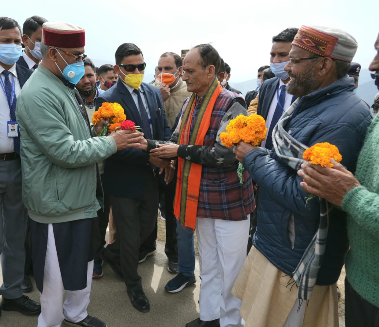 uttarakhand news: cm trivendra singh rawat reached bharadisain