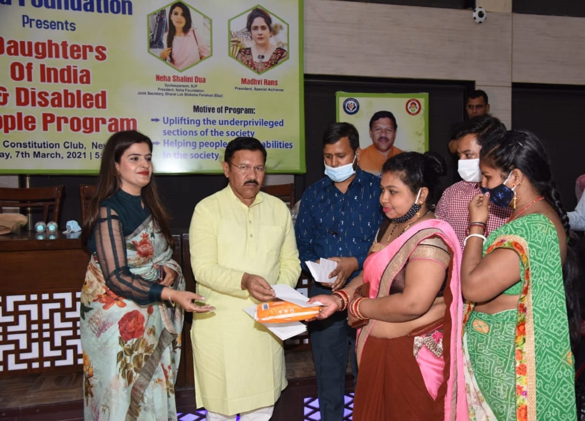 Neha Foundation Chairperson Neha Shalini Dua said she quit his modelling career and start service for divyangjan