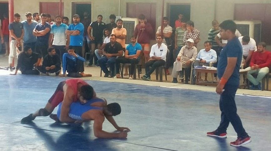 restling competition, district level games, players