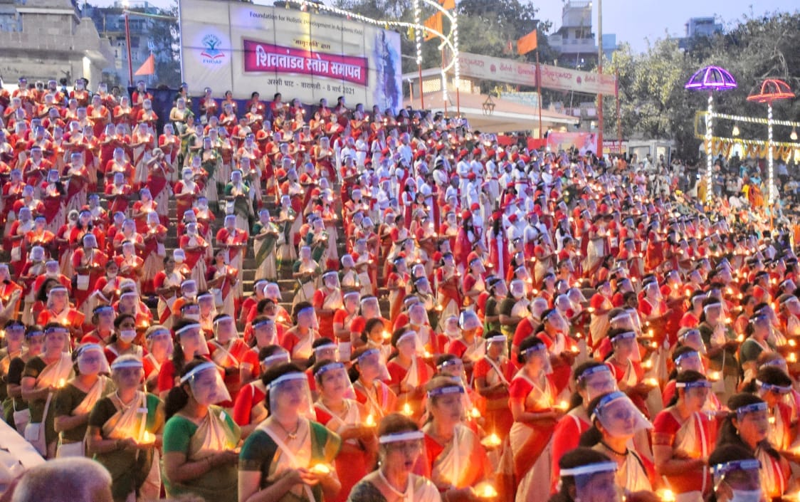 Assi ghat Varanasi resonated with the text of Shiva Tandava on International Women Day