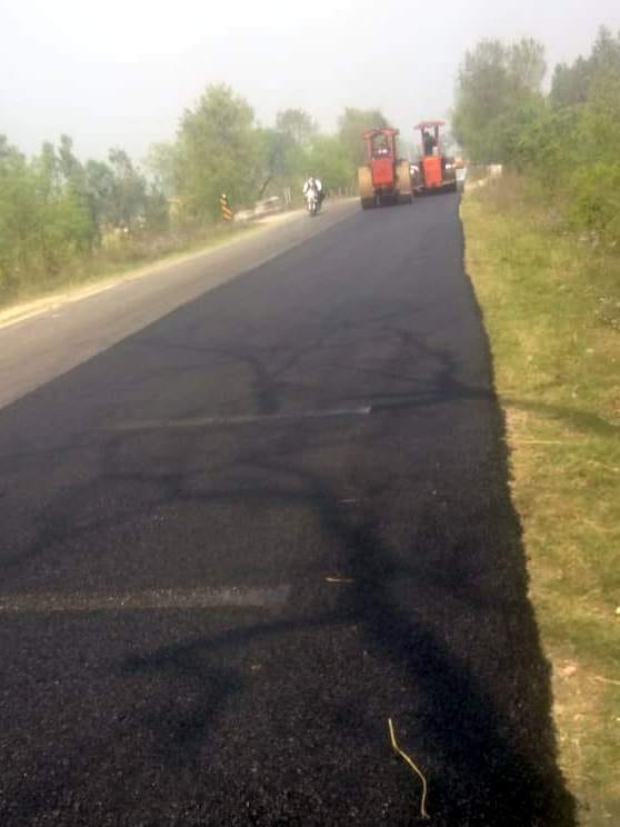 road construction with the help of ten coror rupee