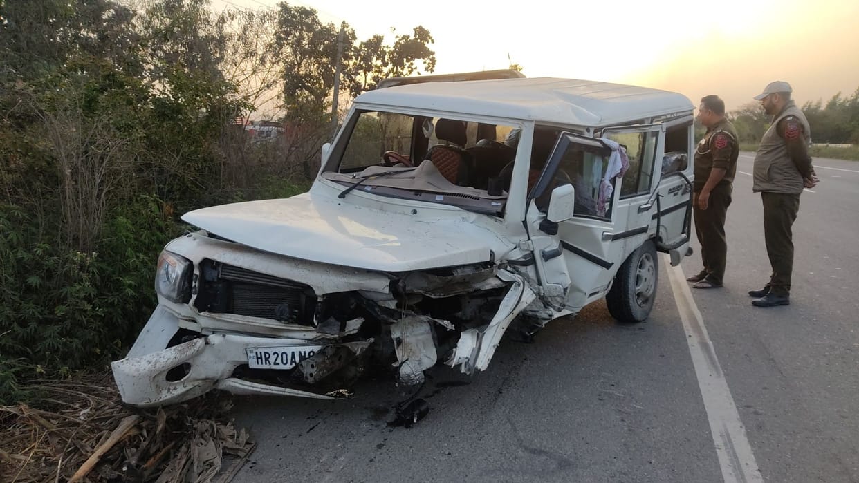 Four injured including a child in a road accident