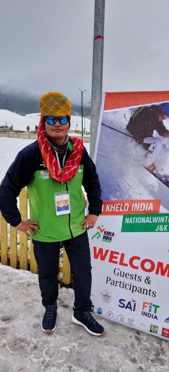 Jind's skiing player Vikas Rana will be honored for the first time by the government