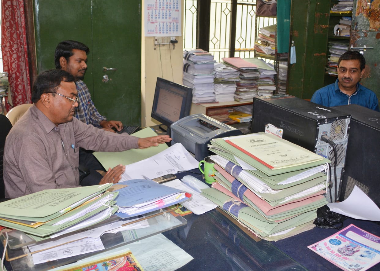Villagers reached headquarters to register objection to the post of head, BDC and district panchayat members