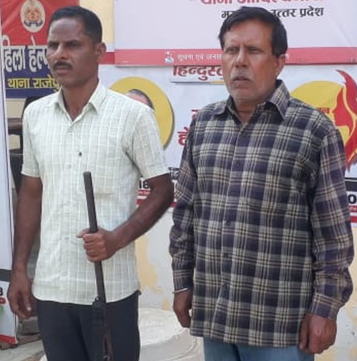 Firing on police, two sent to jail