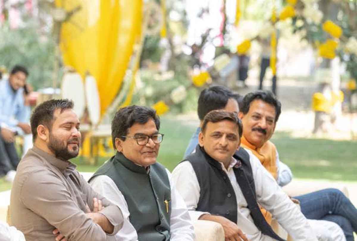 Mulayam Singh's granddaughter's ring ceremony, Akhilesh, Ram Gopal, Shivpal Singh reached Saifai