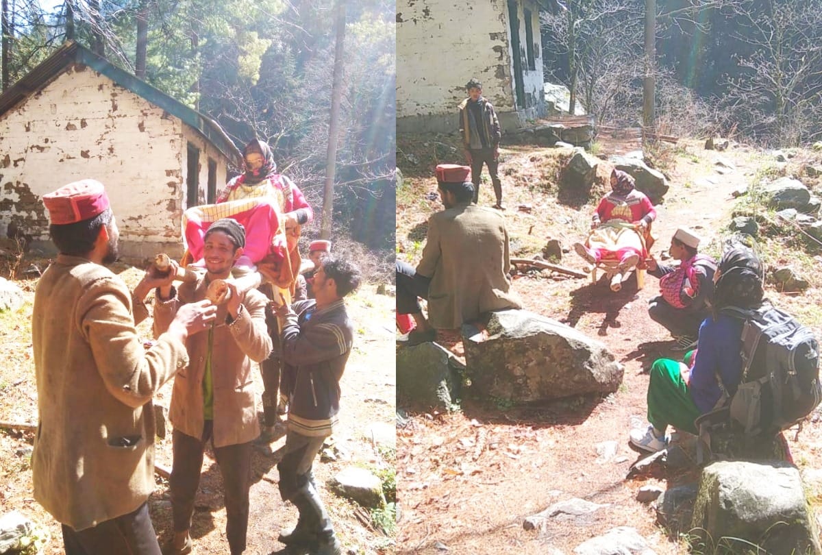 Himachal News: No road connectivity in Kullu Remote Maror village patient reaches hospital by walking 25 kilometers