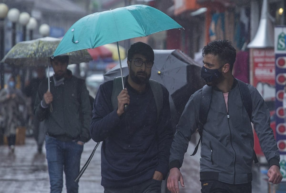 Rain after snowfall in Jammu and Kashmir