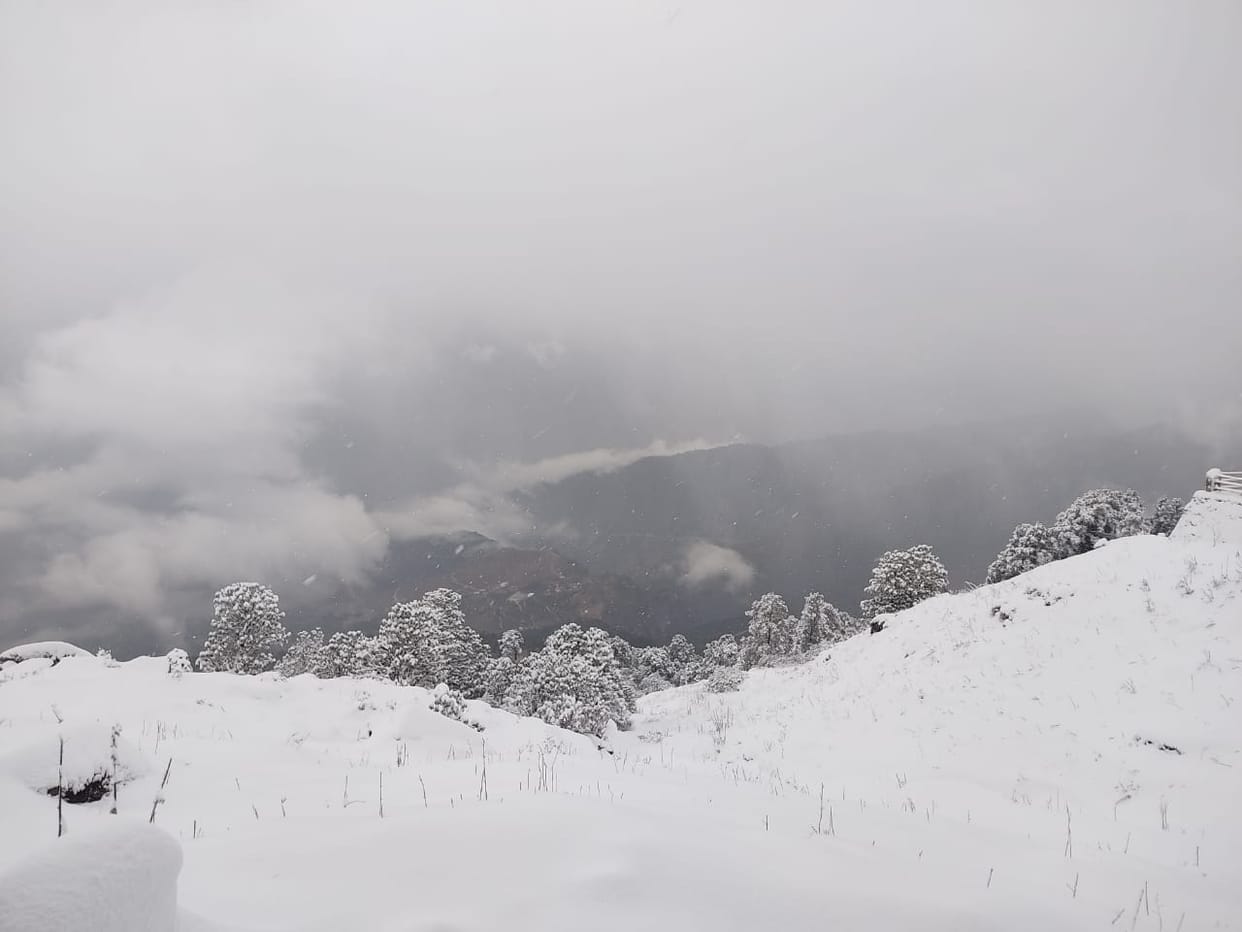 Rain and snowfall continue for the third day in Jammu-Kashmir