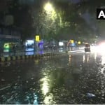 दिल्ली में बारिश।