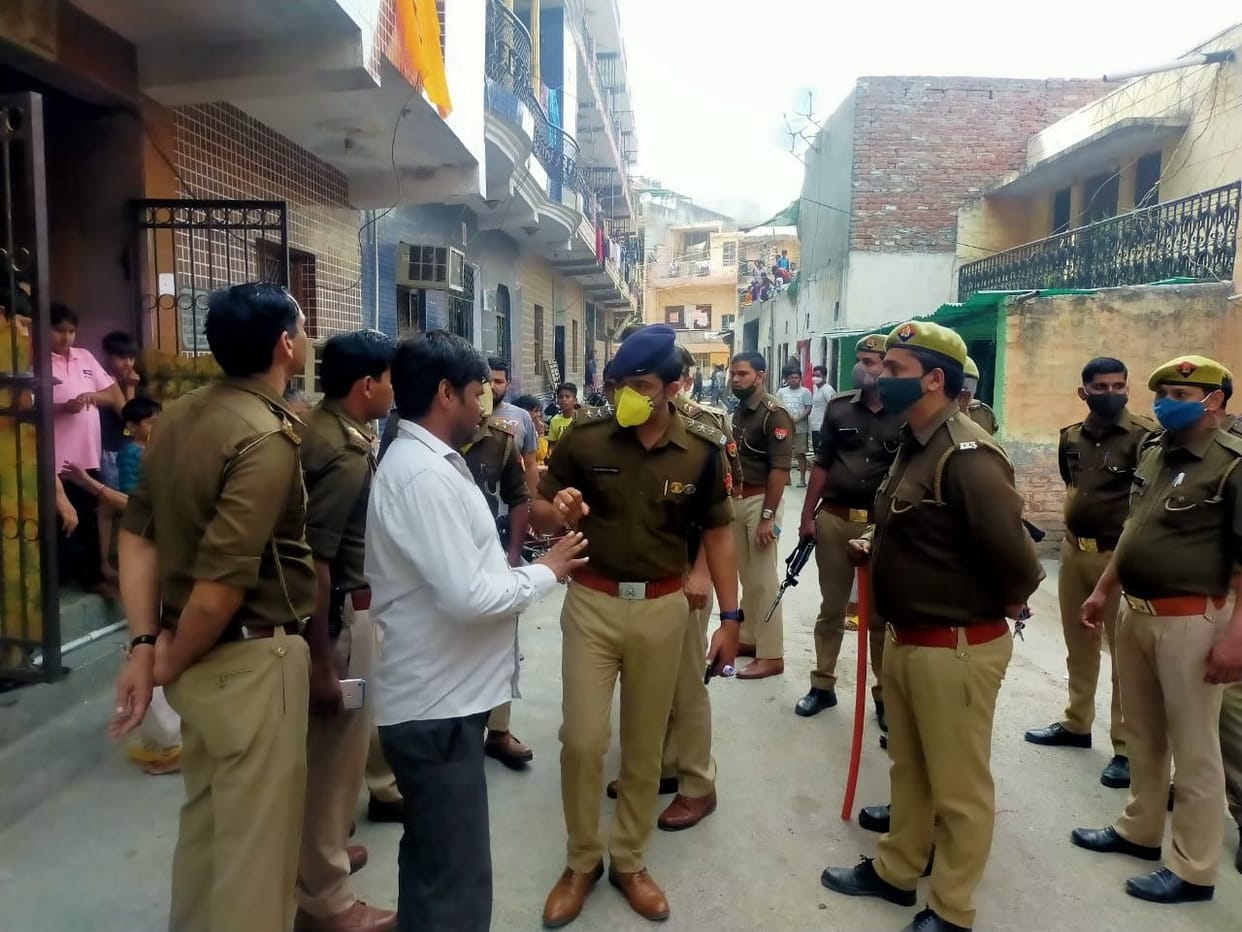 three hours intensive checking operation , 14 detained