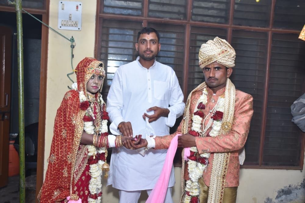 Poor girl married in village Dakshin Ghatayan