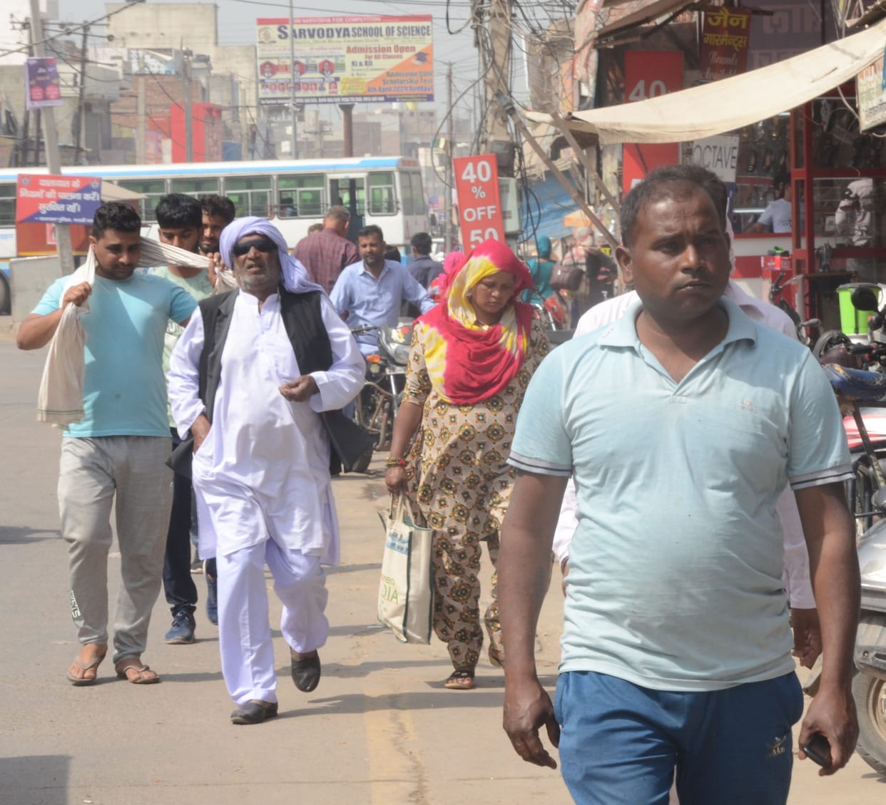 Mask not social distance, carelessness from schools to roads