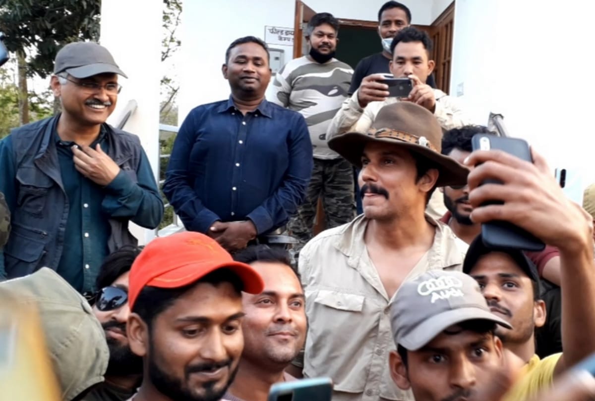 Bollywood star Randeep Hooda arrives at Katarnia Ghat, jungle safari is enjoyed by boating, see photos