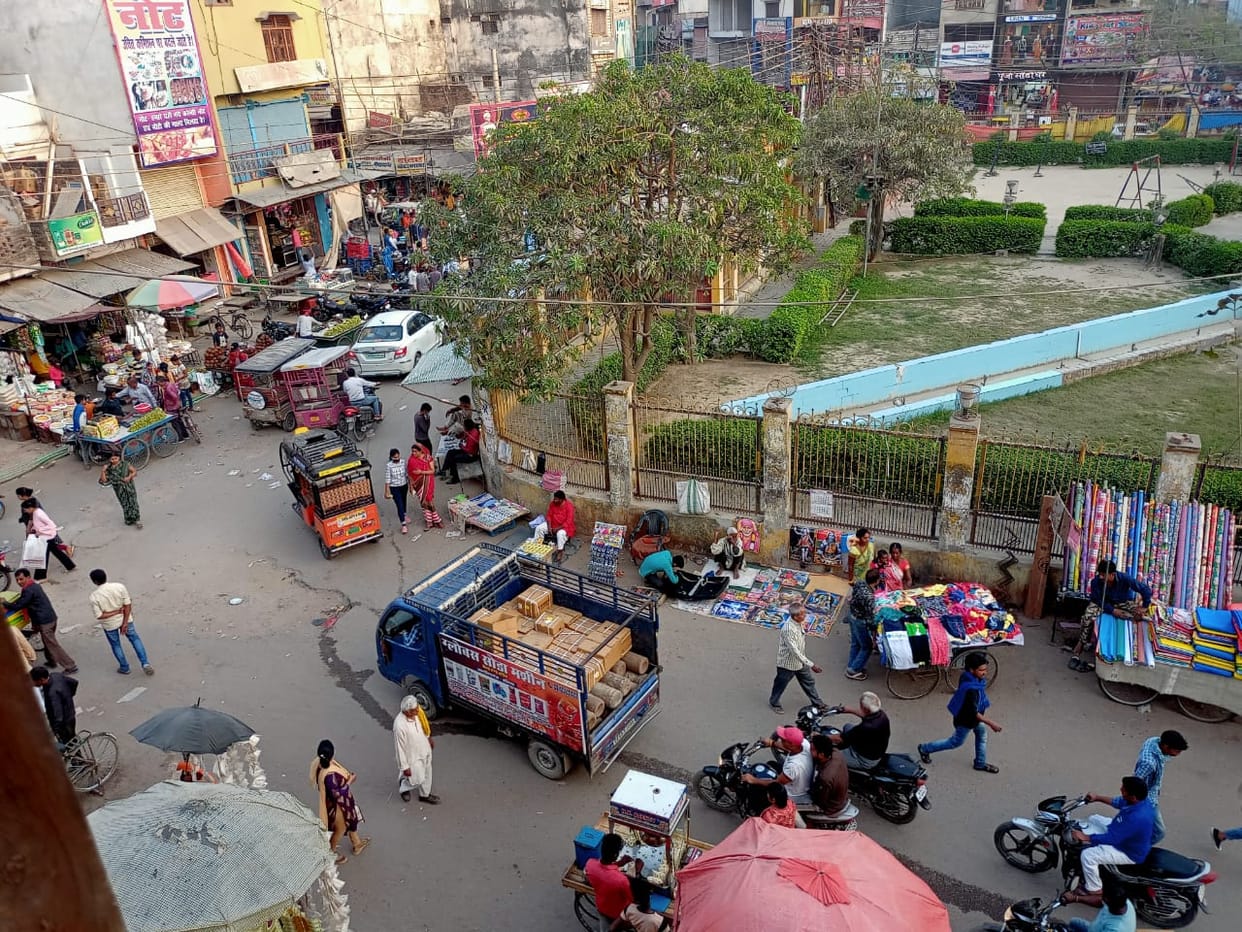 car will not allowed at chowk in ballia