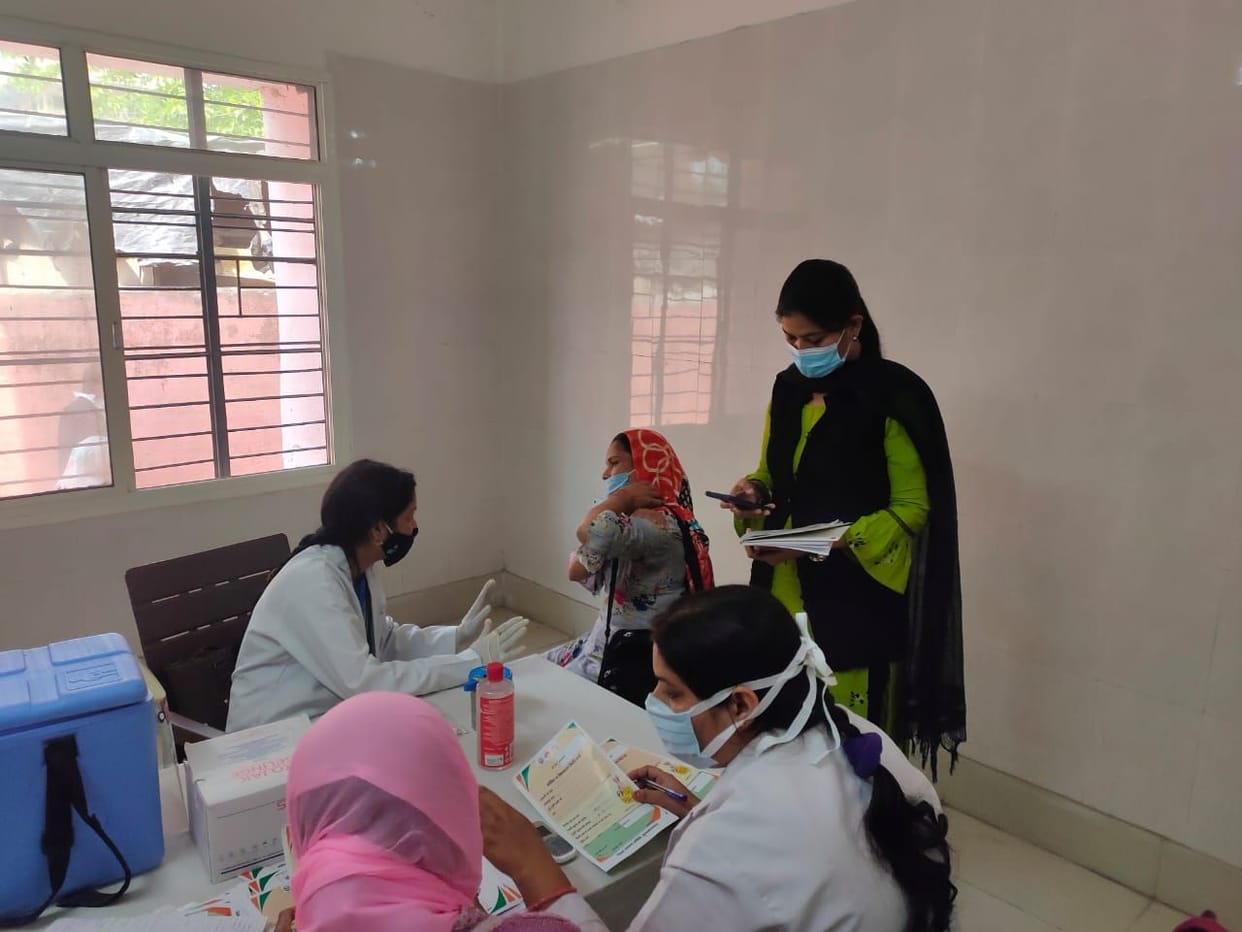 Vaccine given to elderly women