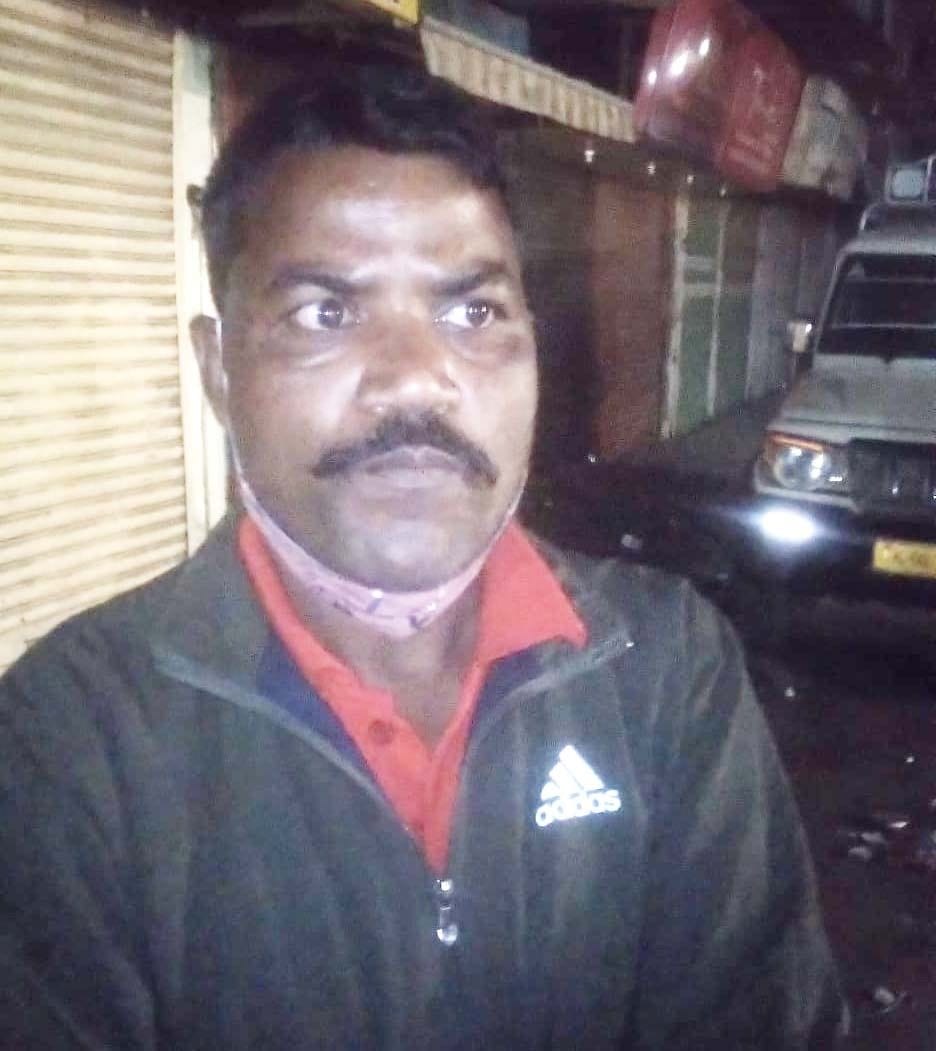 The driver was robbed at the tip of the knife