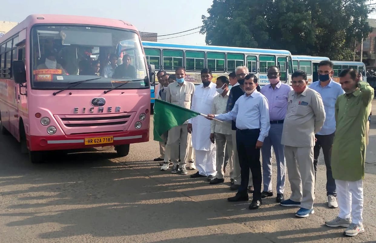 Special bus run for women