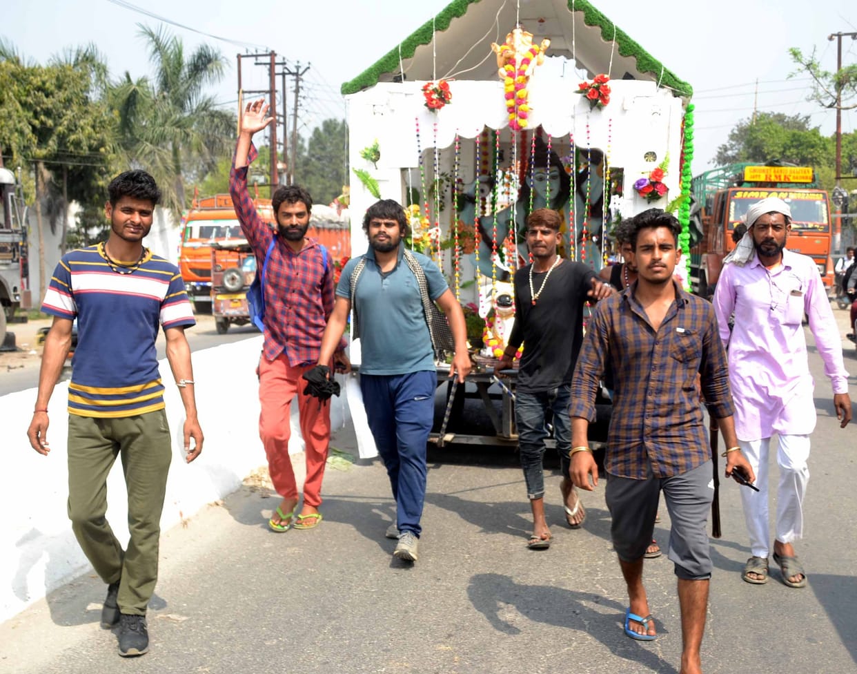 Kanwariya from Haridwar to Haryana
