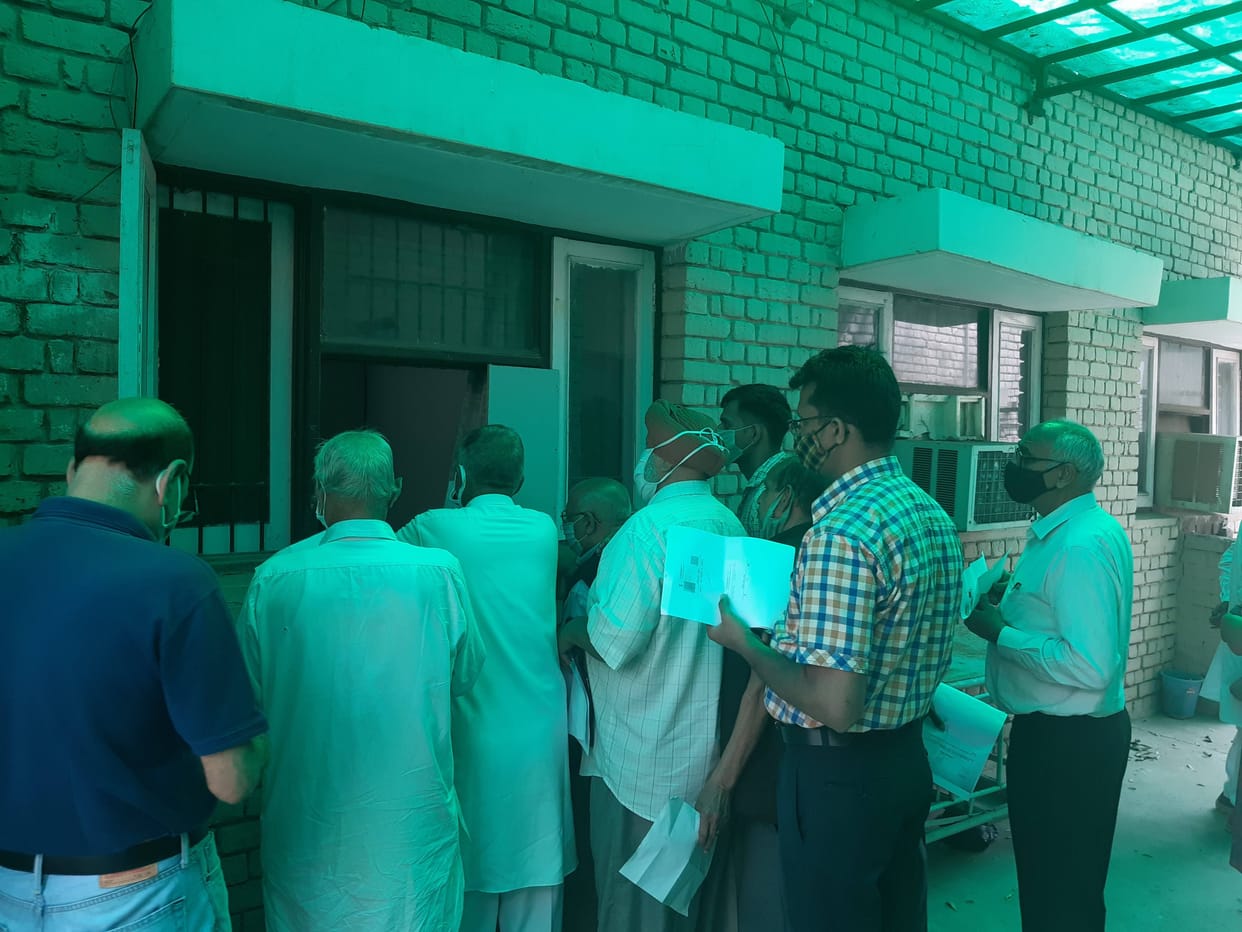 519 vaccinated for elderly