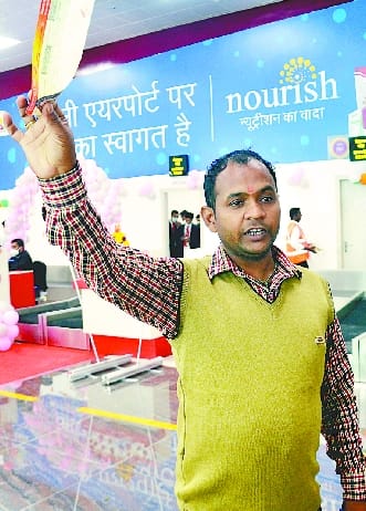 After missing a flight to Delhi