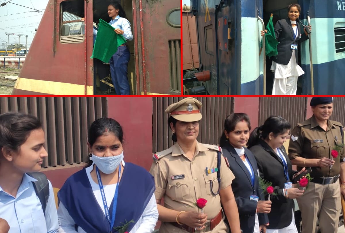 Women railway workers run Maurya Express from Chapra to Gorakhpur