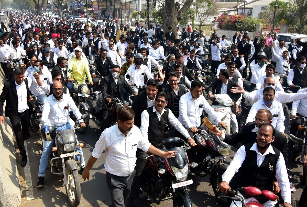 Education tribunal case: Lawyers show strength by removing bike rally