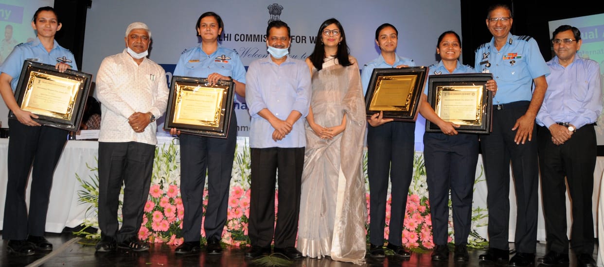 Women at the center of every policy of Delhi government: Kejriwal