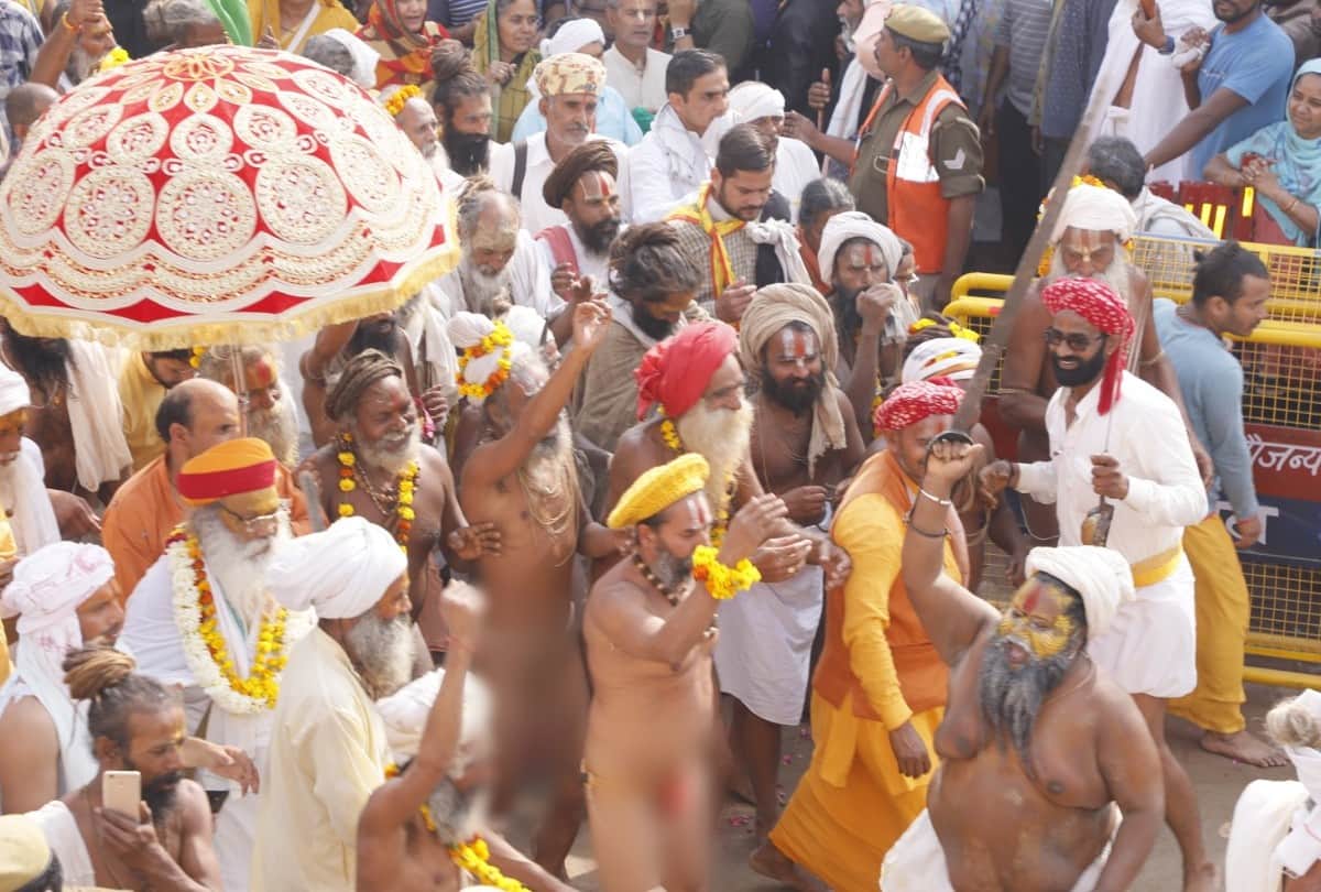 vrindavan kumbh mela 2021: second shahi snan in yamuna