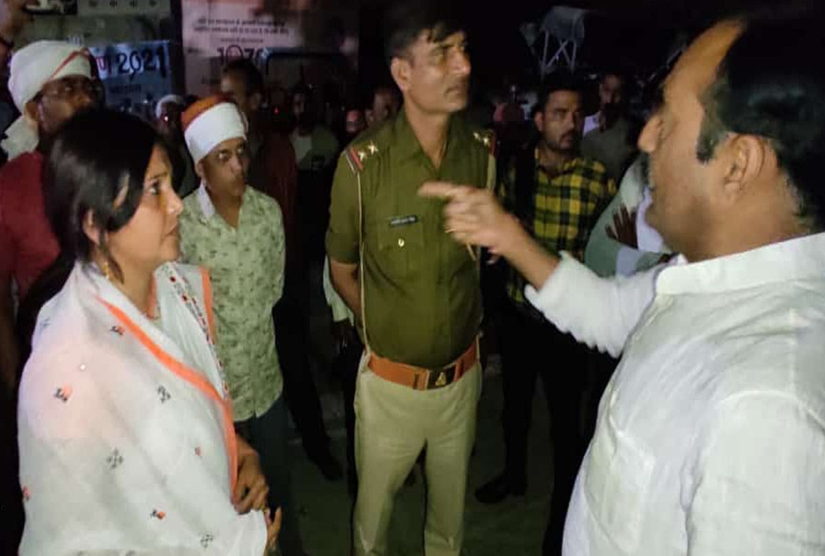 dispute between BJP leader and Tehsildar