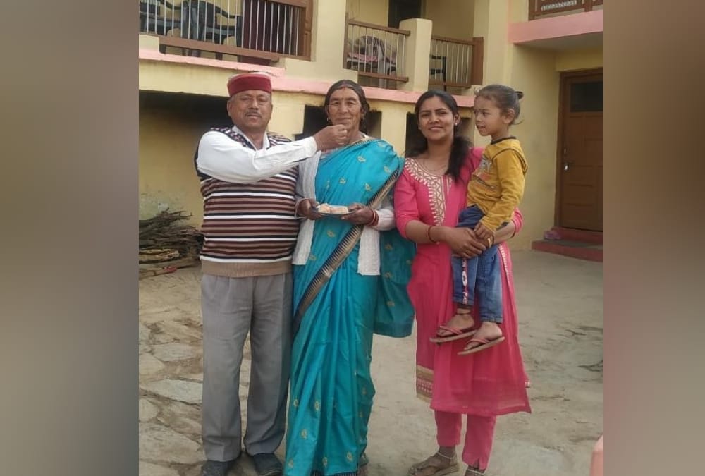 Uttarakhand New CM Tirath Singh Rawat News: Celebration in Tirath Singh Rawat Village photos