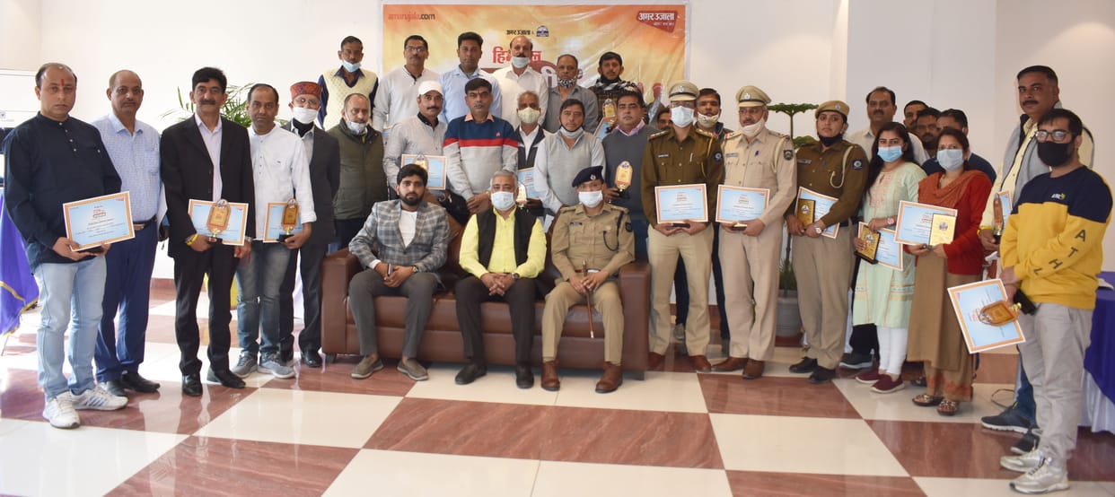 corona warriors honoured today in bilaspur
