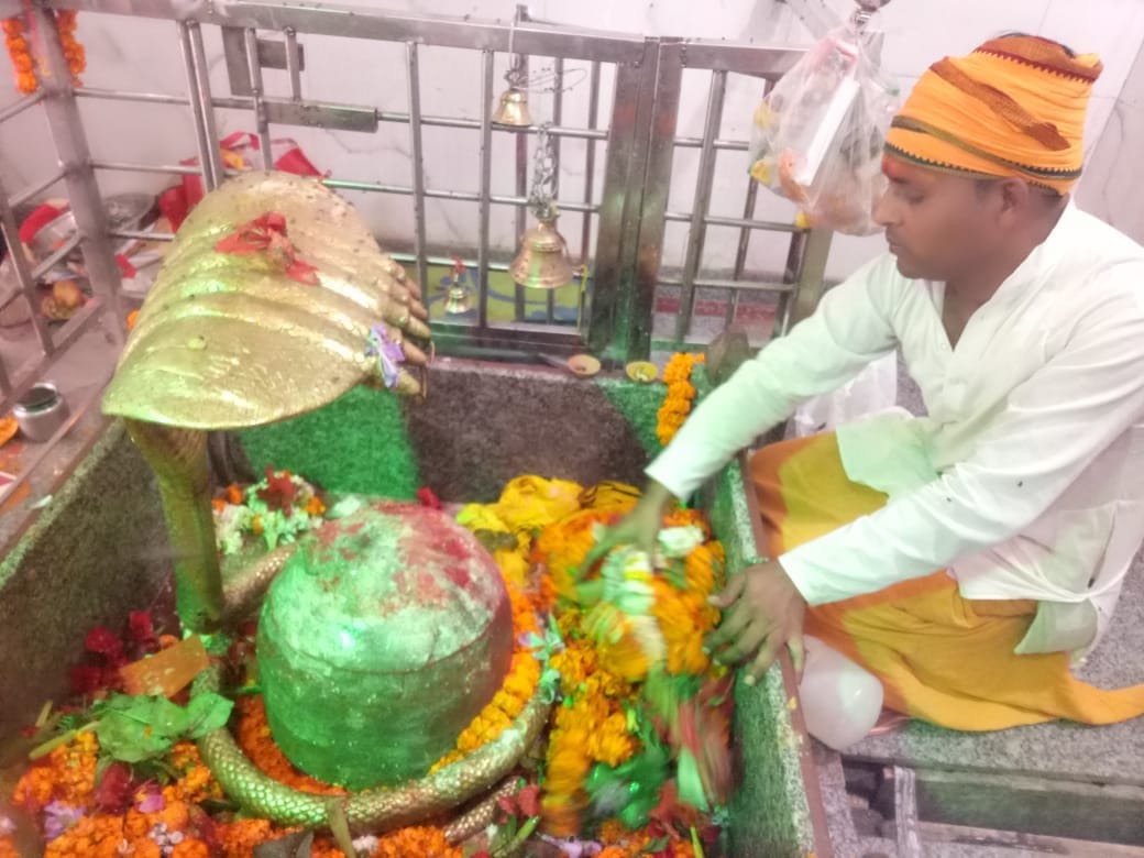 Baba Bholenath's marriage today, decorated pagoda