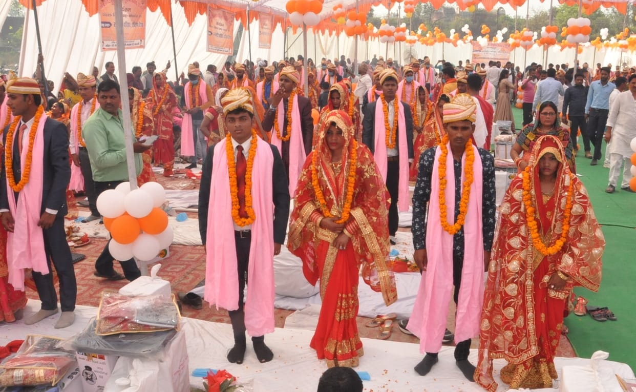 Chief Minister mass wedding ceremony organized in Mau