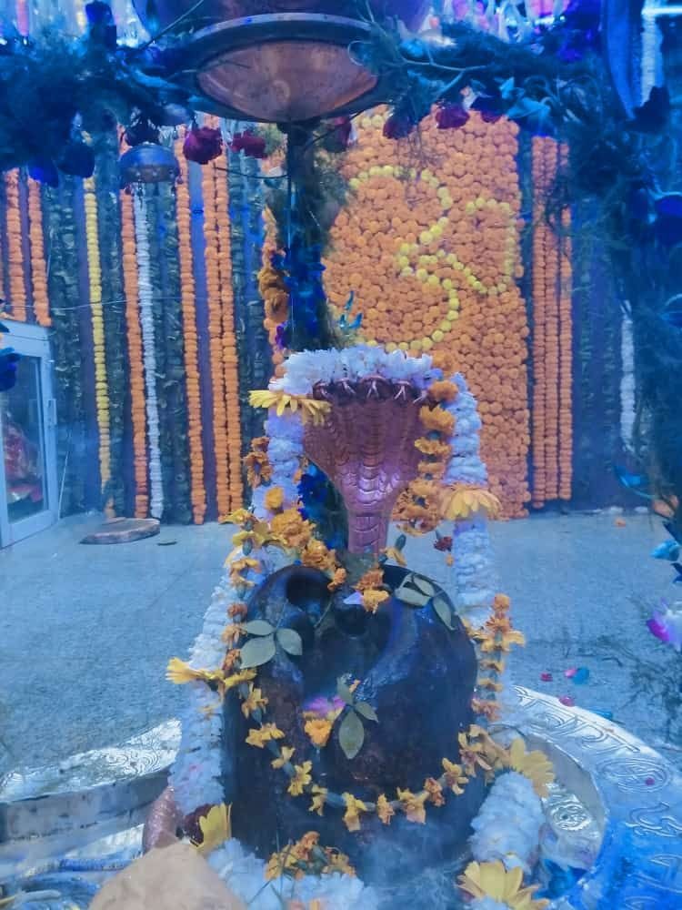 shive temple of the district adorned like brides