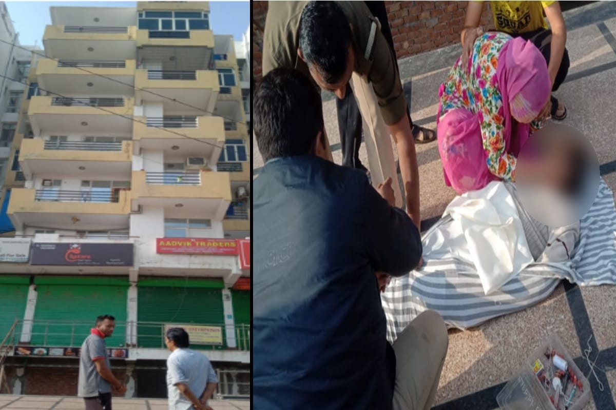 sugar mill retired officer  jumped his life from a multi-storey building in Ganganagar Meerut
