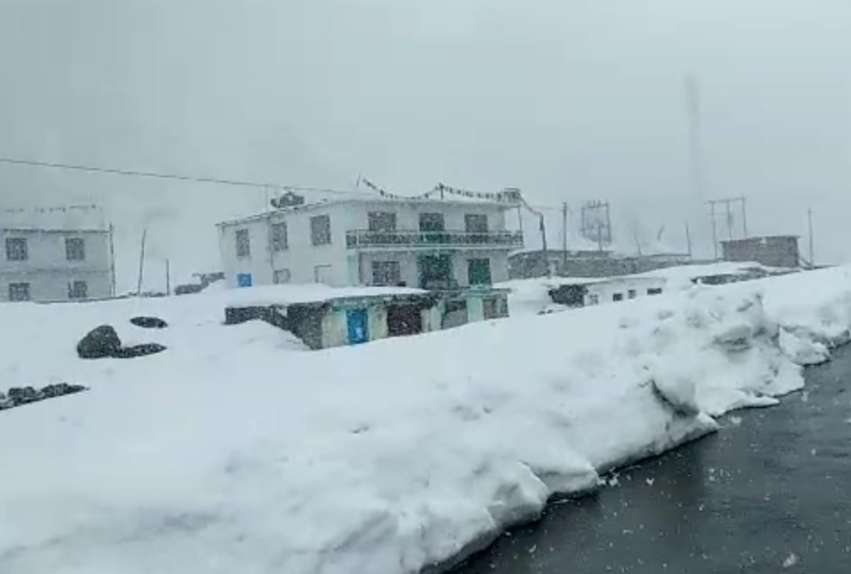 himachal news: Less snowfall this year in Lahaul spiti chances of Drought
