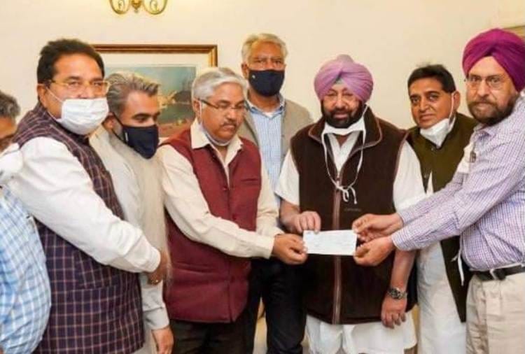 Punjab CM Capt Amarinder Singh Donated Rs Two Lakh Rupees For Shri Ram Mandir
