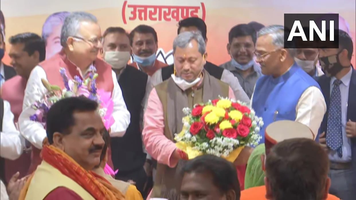 uttarakhand new cm tirath singh rawat : Tirath Singh Rawat new cm of uttarakhand
