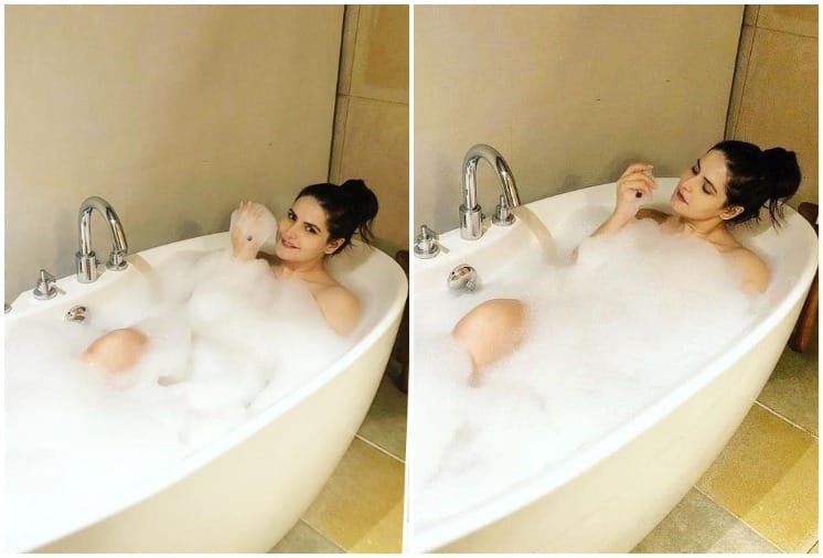 Zareen Khan Latest Bold Bathtub Photos is Drooling over the Internet, See Hot Pictures